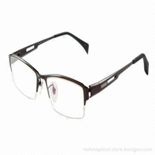 New model semi-rimless stainless optical frame